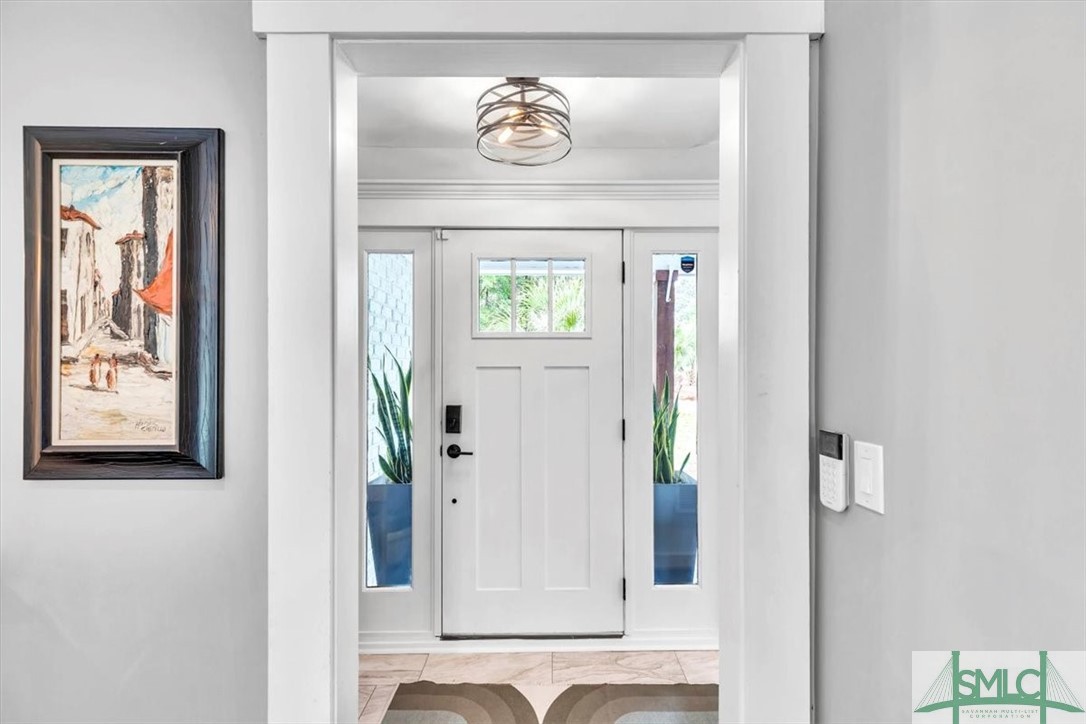 41 Cardinal Road Savannah, GA 31406 - Photo 13 of 50 Front door from the inside.