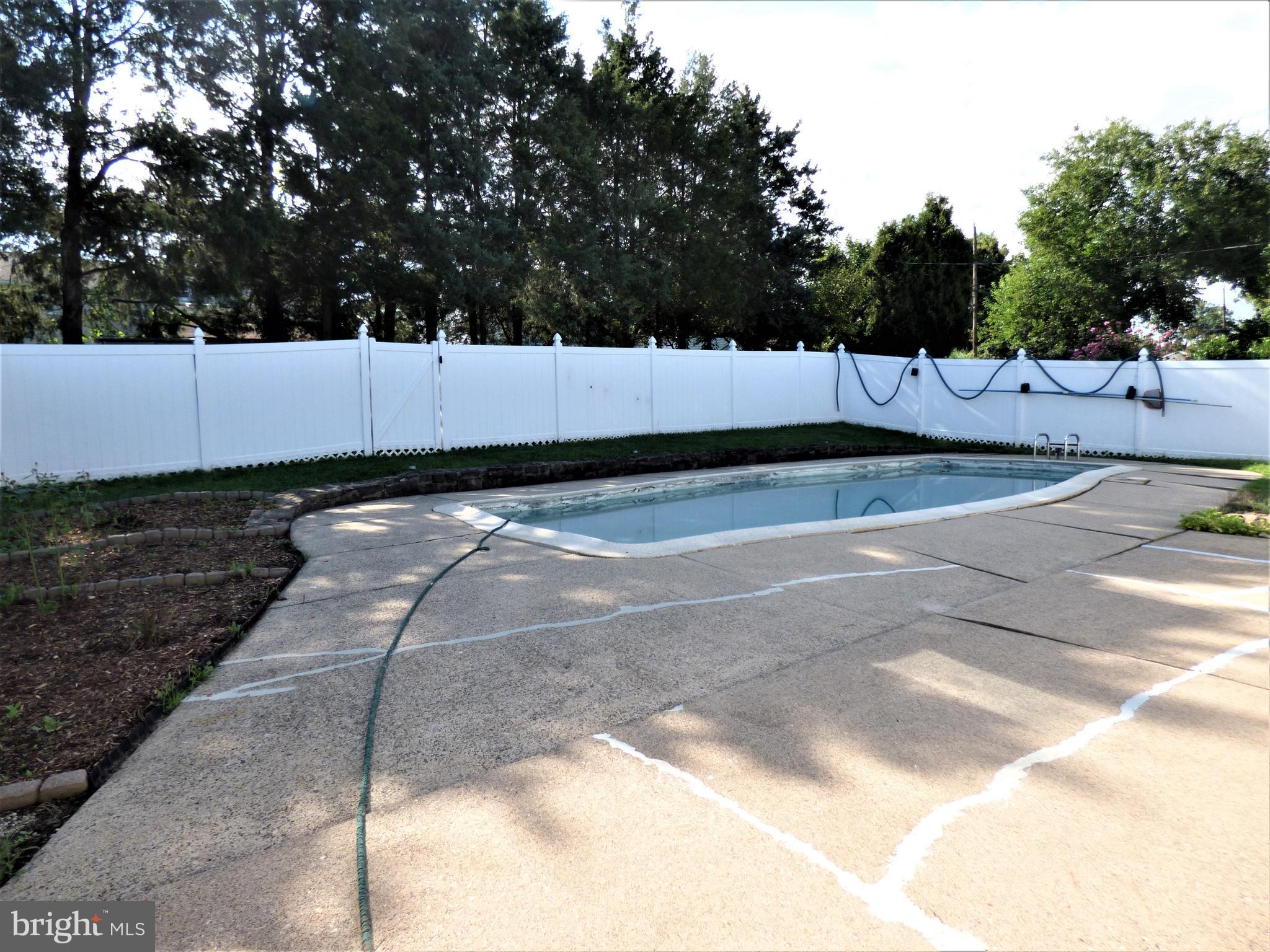 251 Parry Road Warminster, PA 18974 - Photo 30 of 34 Rear Yard - Patio & Pool