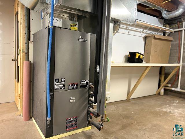 8353 Mannik Road Iron River, WI 54847 - Photo 20 of 48 Utilities featuring heating unit