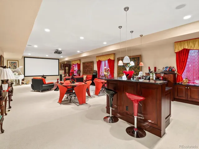 a room with gym equipment