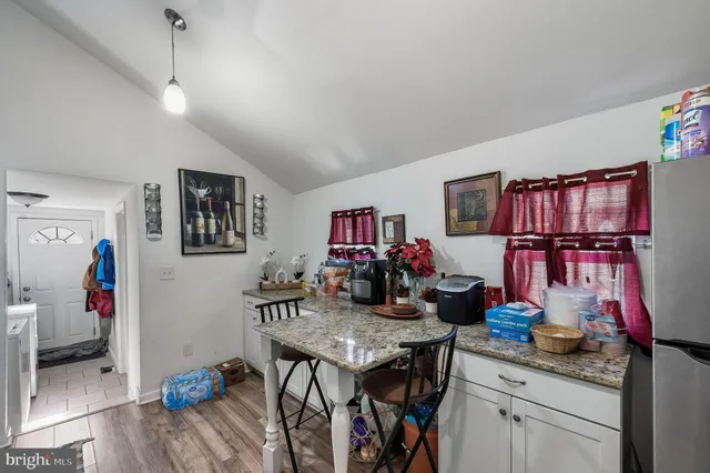 a view of a storage and utility room