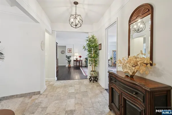 workspace with wooden floor
