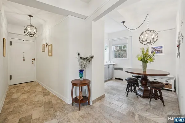 a view of a livingroom and dining room