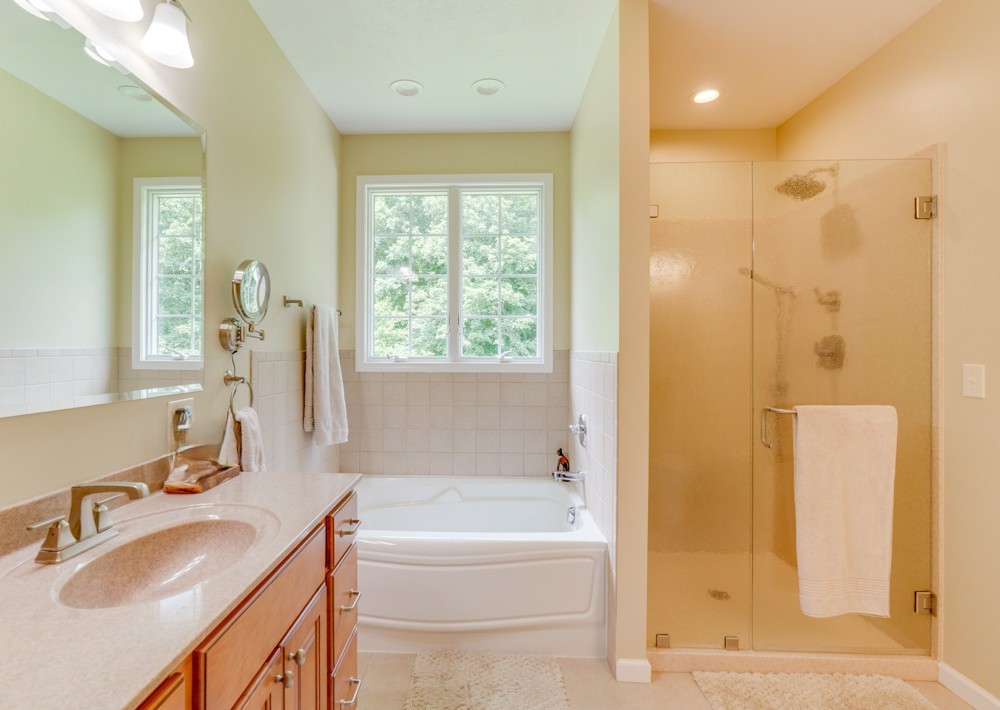 3550 East Bishop Road Mount Vernon, IL 62864 - Photo 29 of 61 a bathroom with a tub sink and a shower