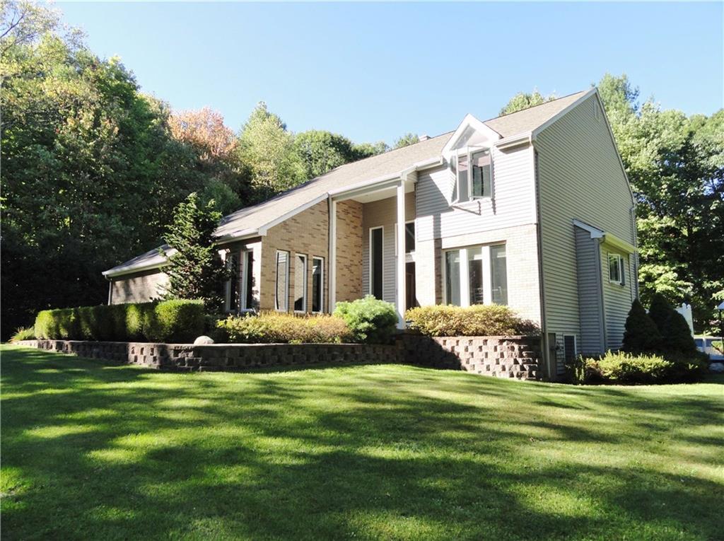Front and side of home
