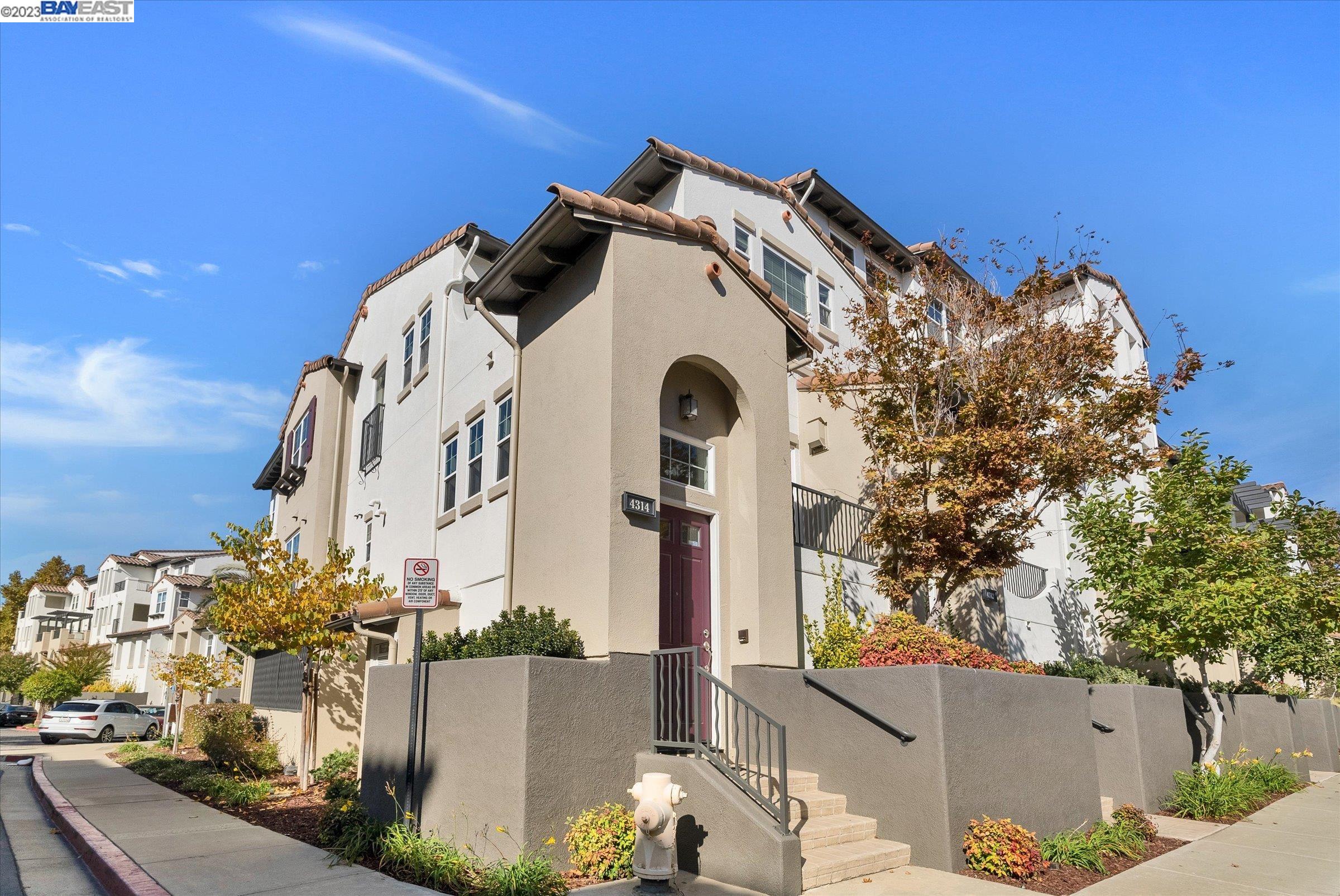 a view of a house with a trees