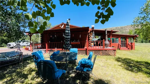a view of a garden with plants