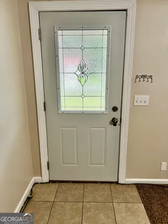 a view of front door