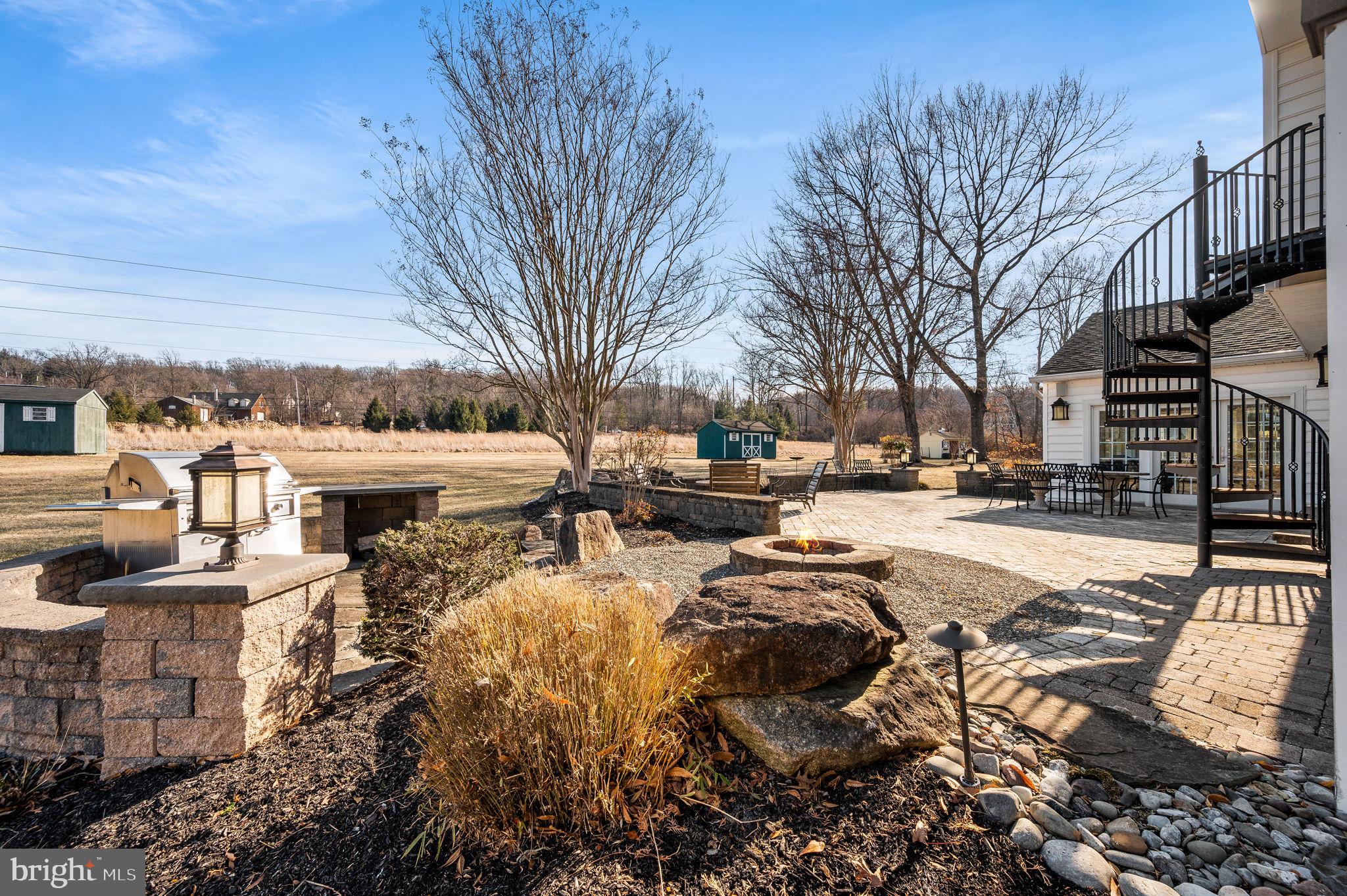 342 Old State Road Berwyn, PA 19312 - Photo 46 of 58 a view of a yard with snow on the road