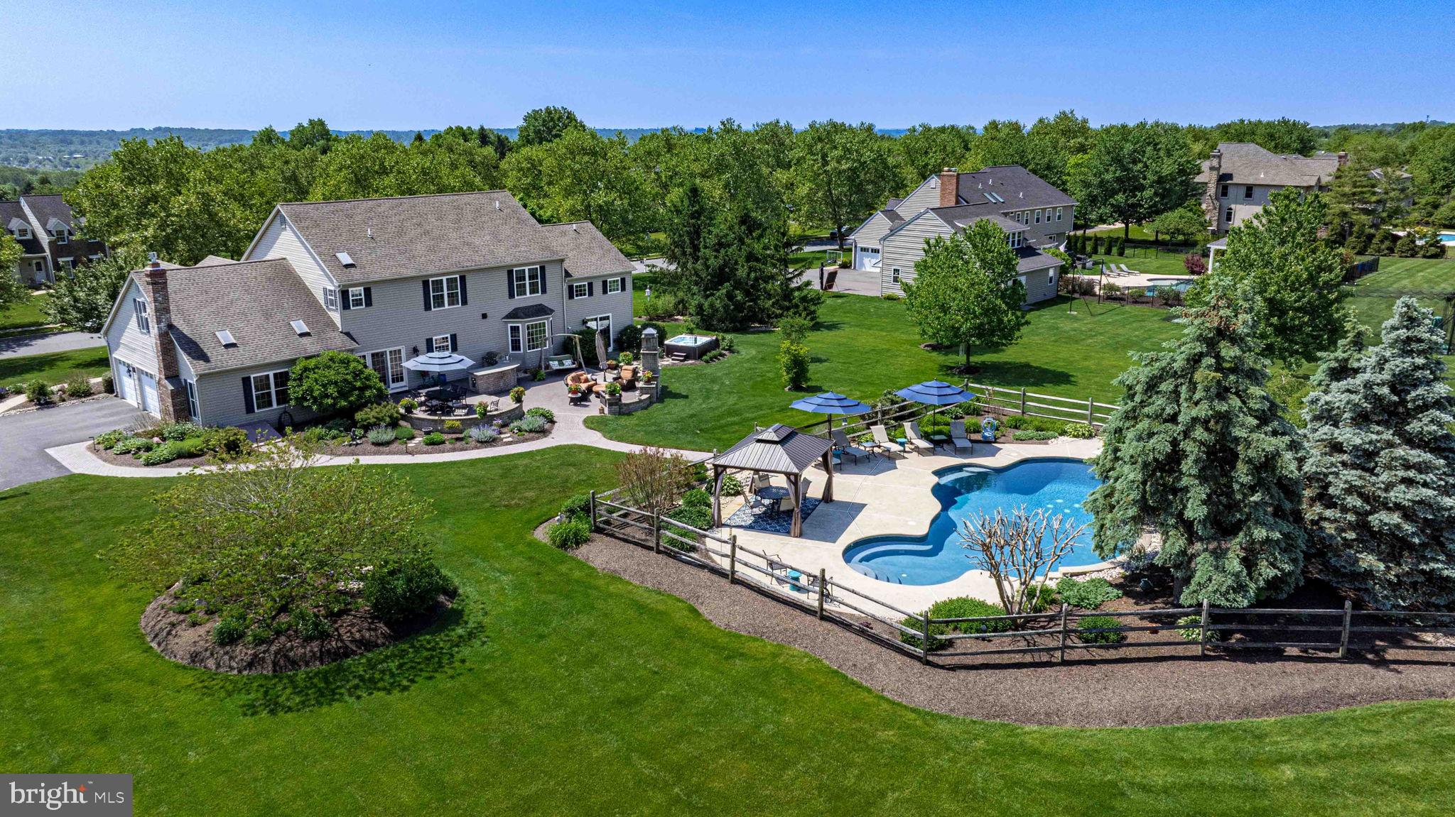 4805 Cheshire Road Doylestown, PA 18902 - Photo 83 of 89 A Backyard for Relaxation