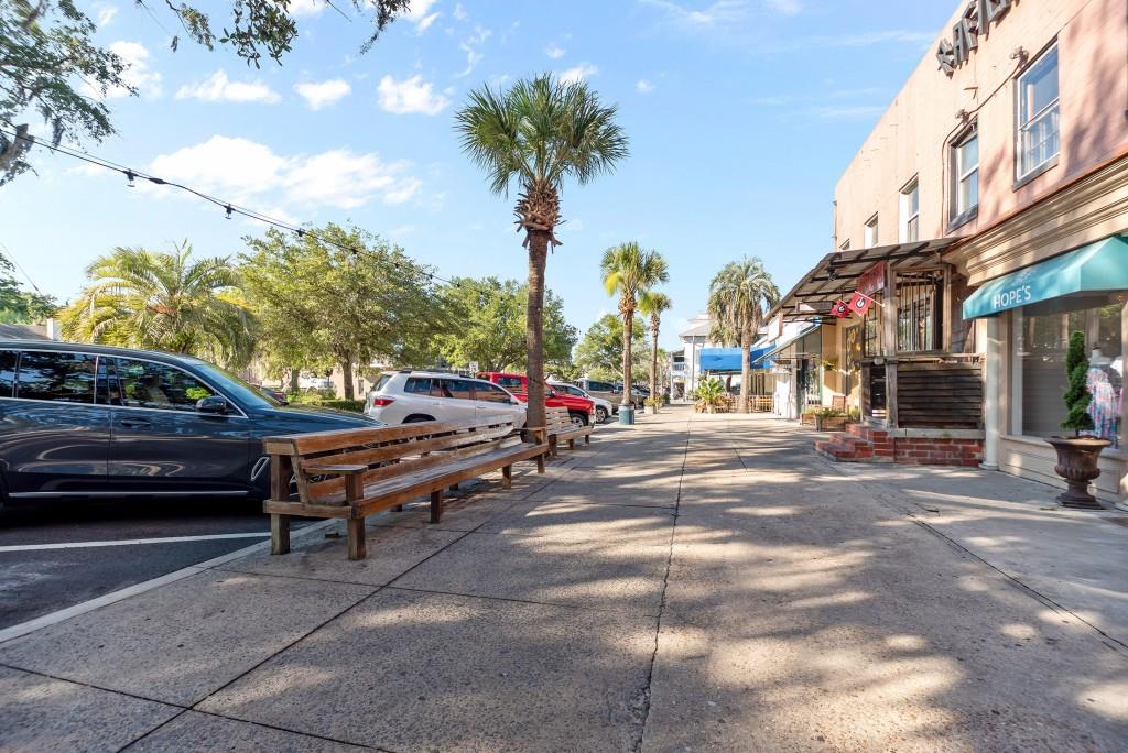 423 Palmetto Street St. Simons, GA 31522 - Photo 35 of 38 a view of a street with cars on the road