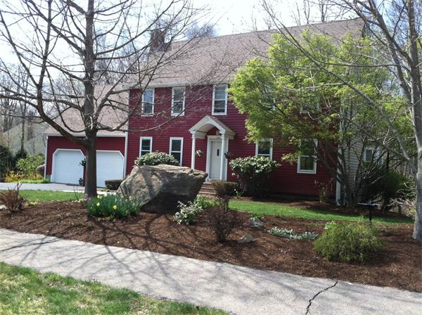 149 Hampton Road Sharon, MA 02067 - Photo 15 of 15 a front view of a house with garden