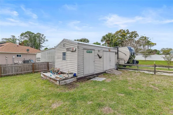 a house view with a garden space