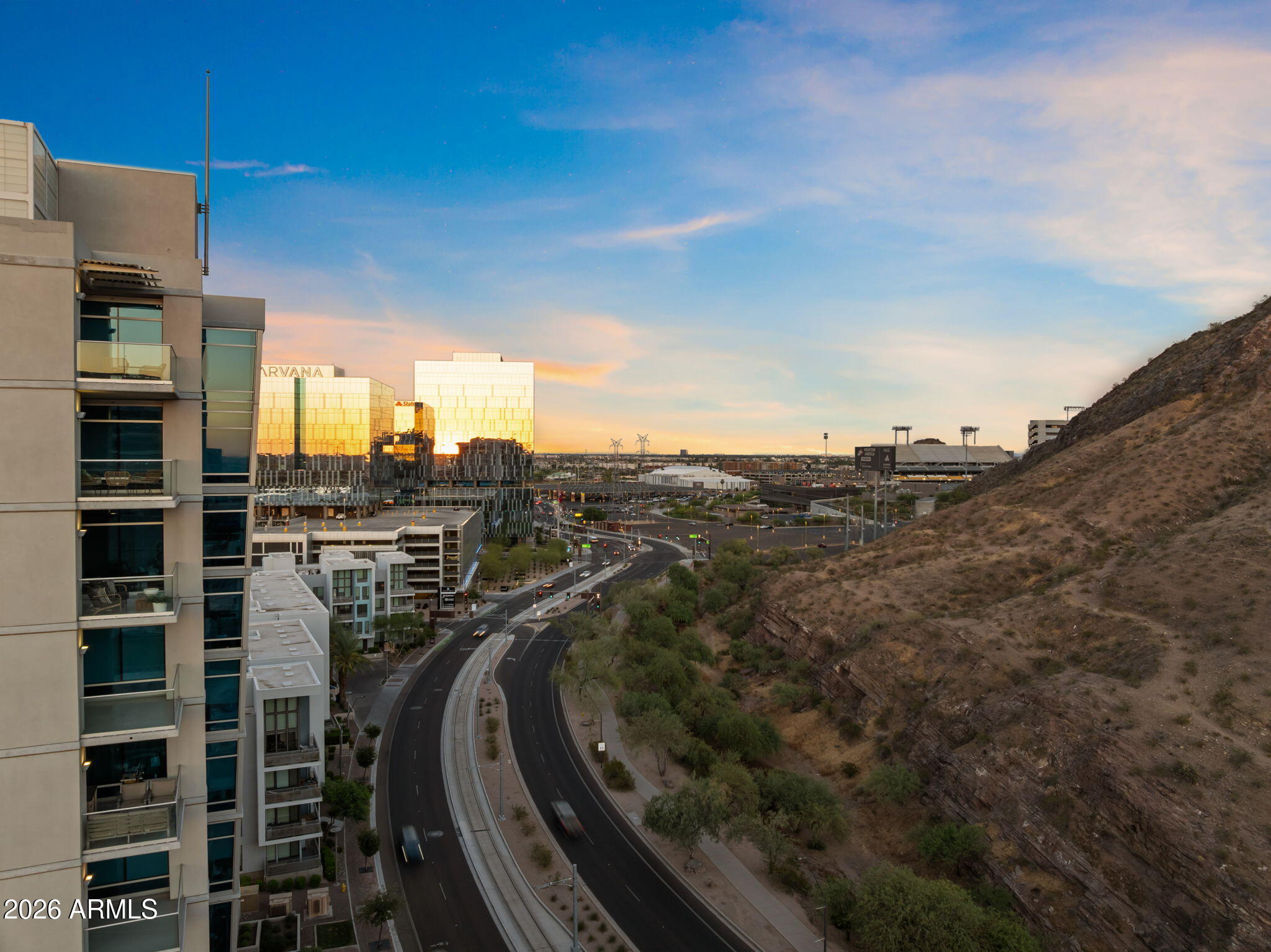 140 East Rio Salado Parkway, Unit 1101 Tempe, AZ 85281 - Photo 24 of 32 a view of a city from a balcony