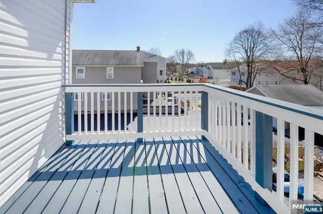 a view of a roof deck