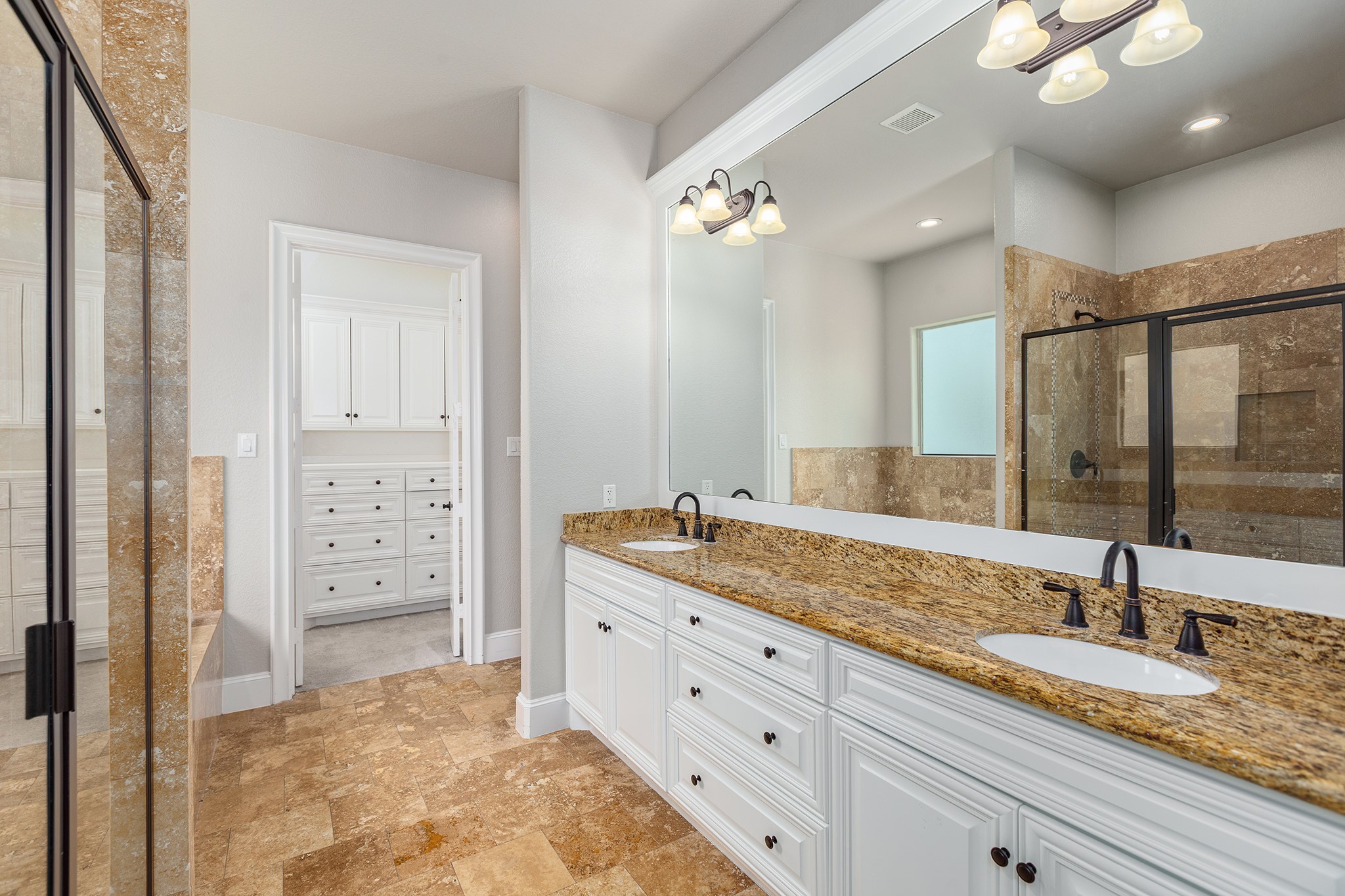 5507 Bright Timber Landing Drive Spring, TX 77386 - Photo 25 of 45 Primary en-suite with dual sinks