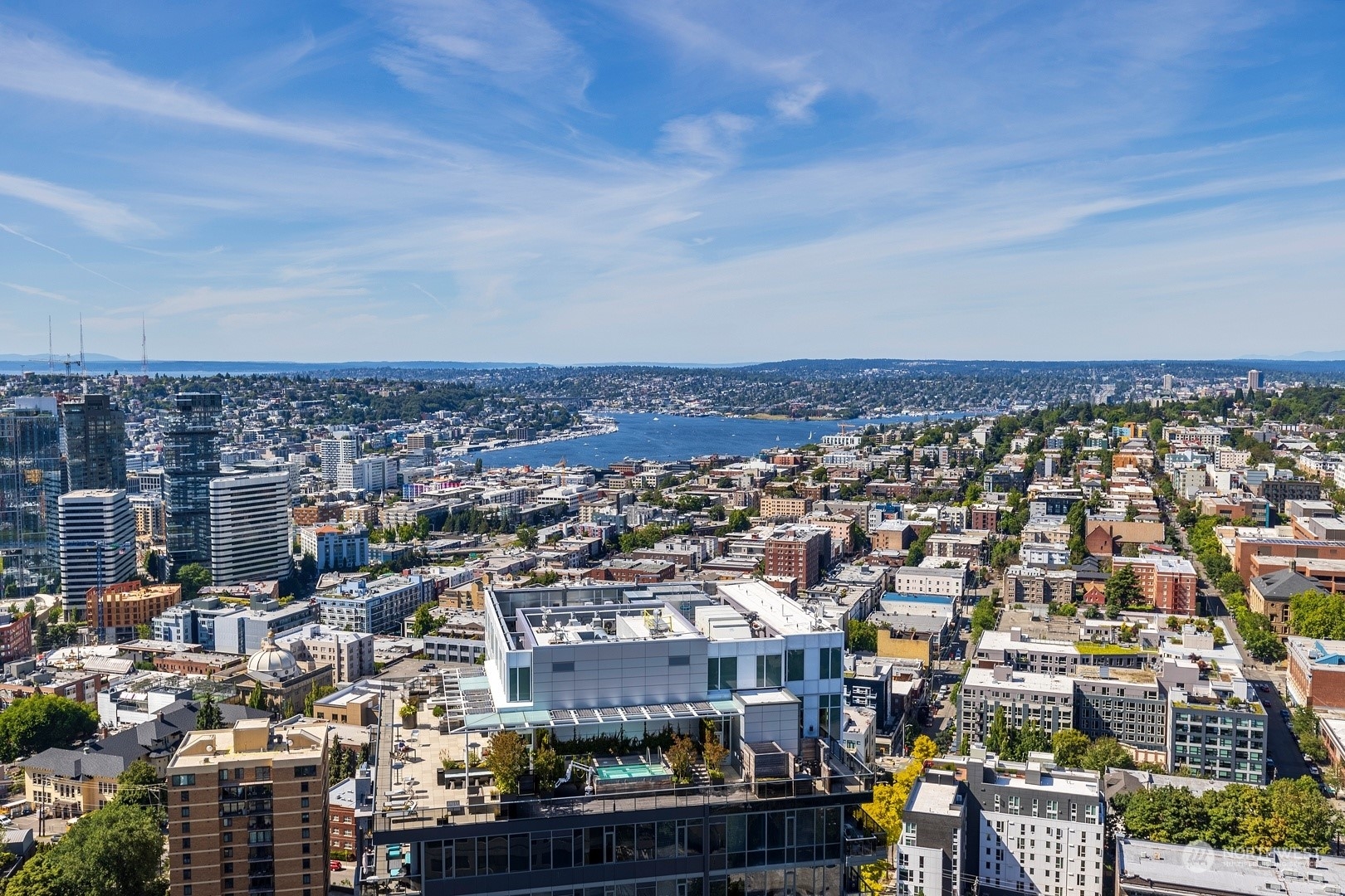 1301 Spring Street, Unit 6A Seattle, WA 98104 - Photo 26 of 33 an aerial view of a city