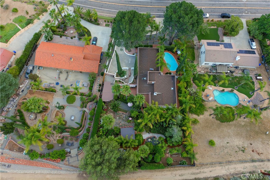 23734 Vista Ramona Road Ramona, CA 92065 - Photo 57 of 62 an aerial view of a houses with yard