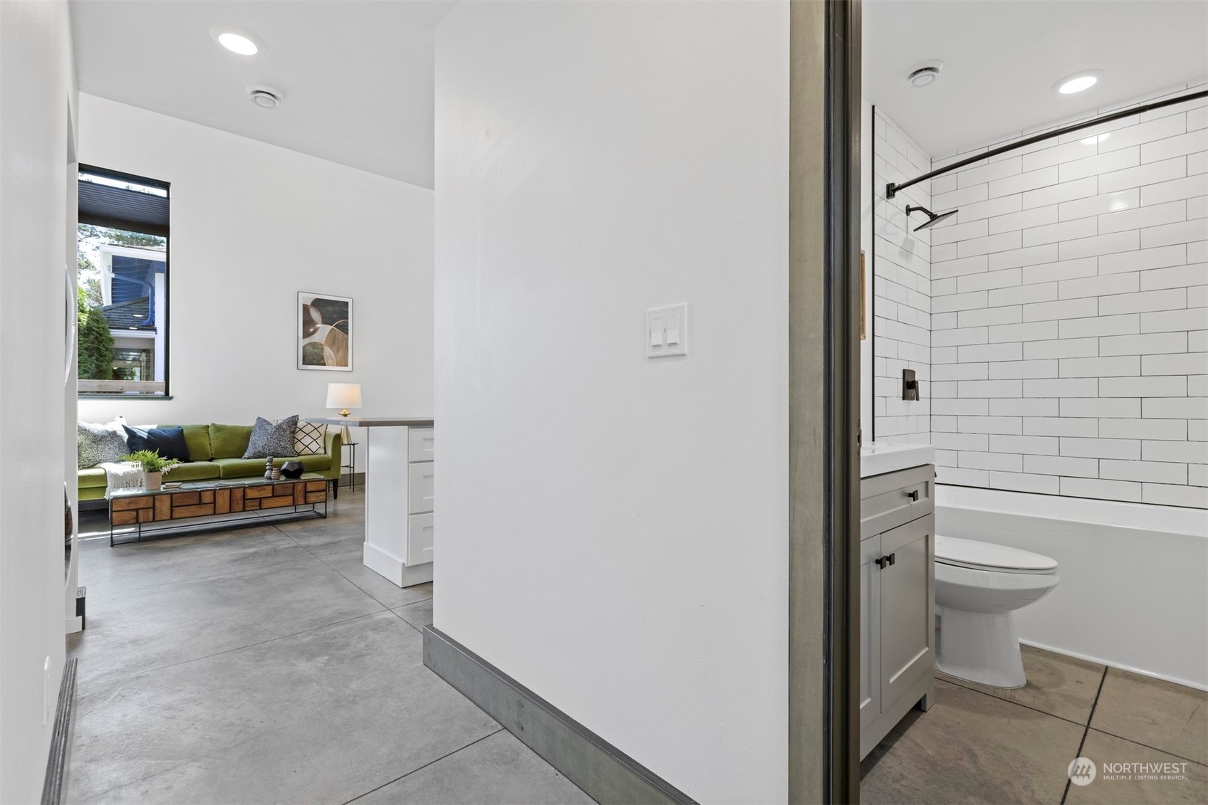 2415 Pacific Street Bellingham, WA 98229 - Photo 15 of 40 a bathroom with a toilet sink and shower