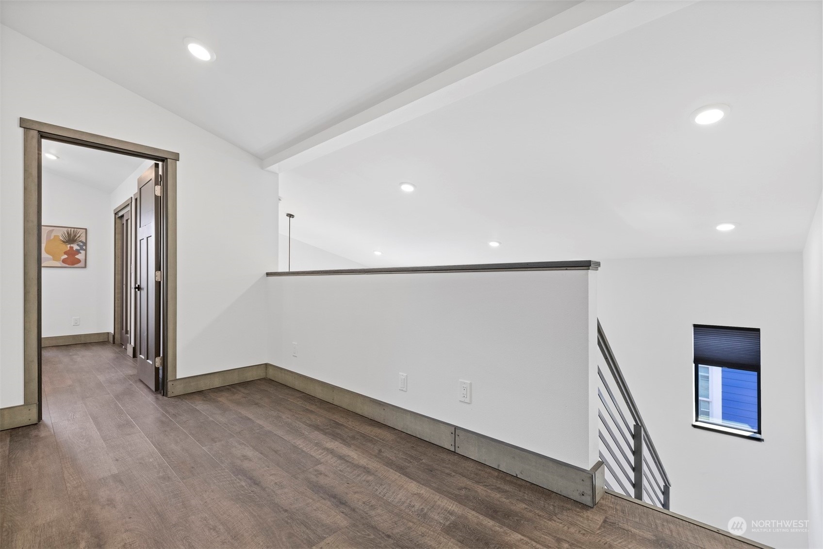 2415 Pacific Street Bellingham, WA 98229 - Photo 19 of 40 wooden floor in an empty room with a window