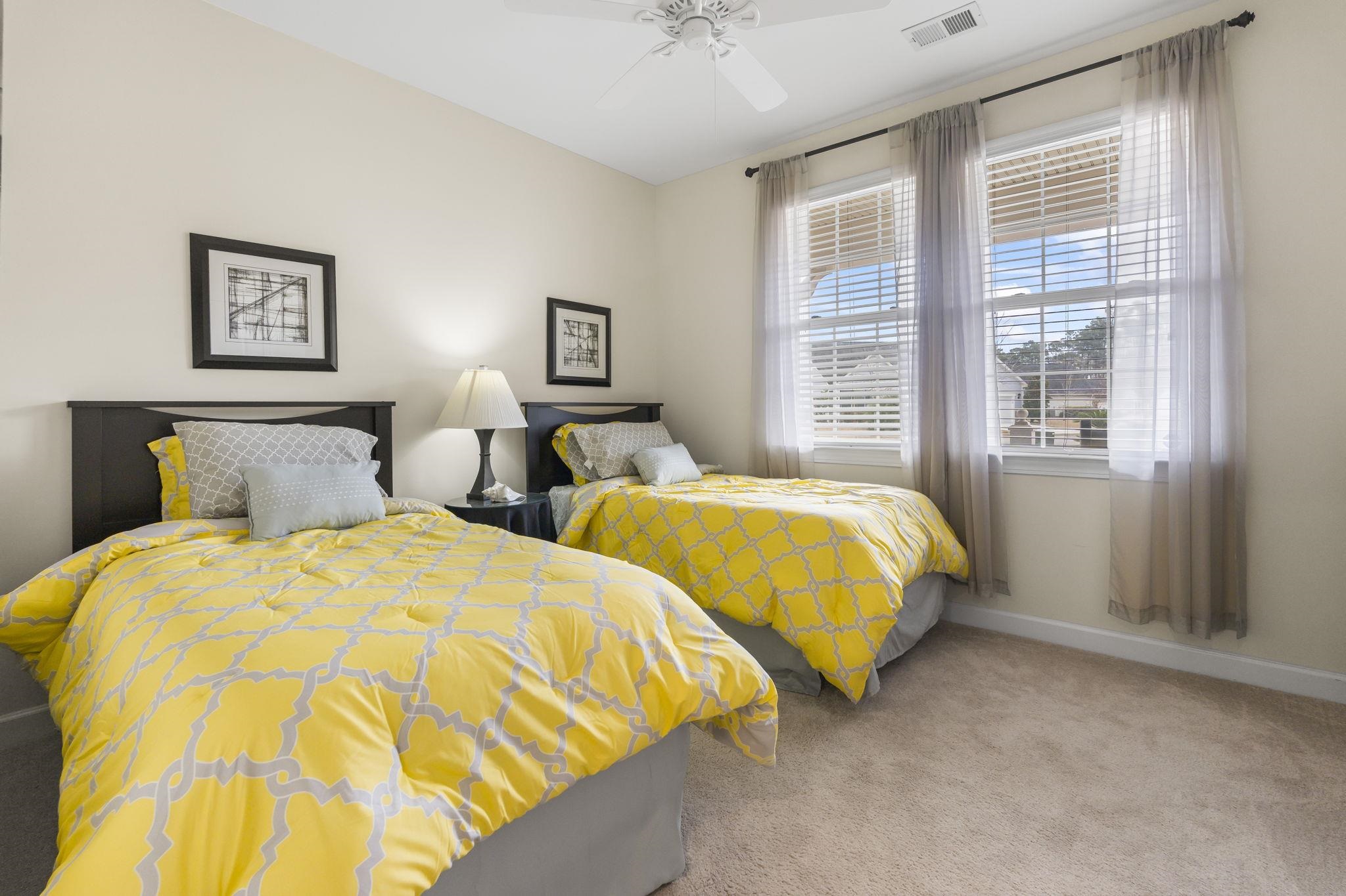 2015 Oxford Street Myrtle Beach, SC 29577 - Photo 22 of 40 Bedroom featuring light carpet and ceiling fan