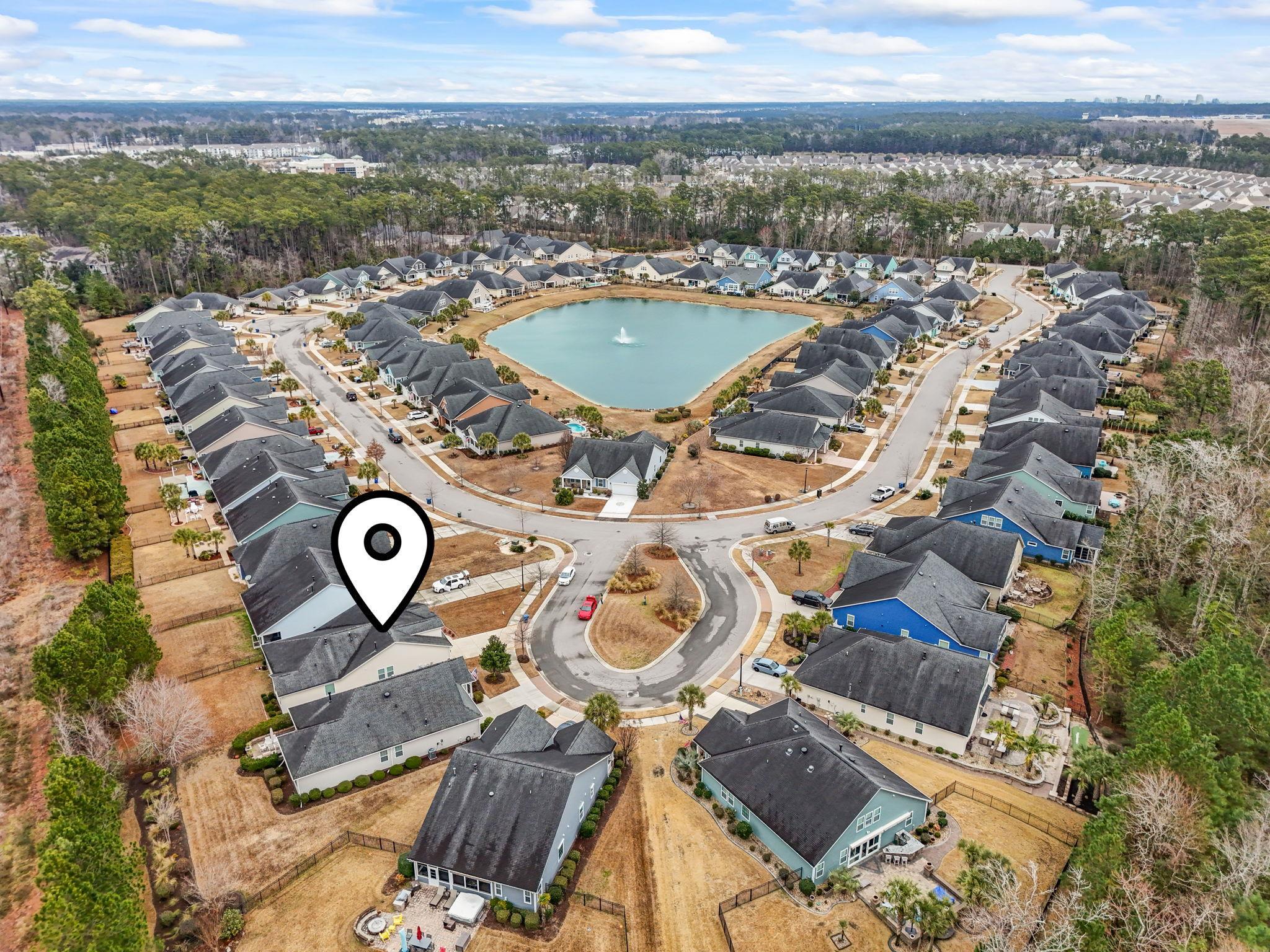 2015 Oxford Street Myrtle Beach, SC 29577 - Photo 36 of 40 View of property location featuring a large body of water and nearby suburban area