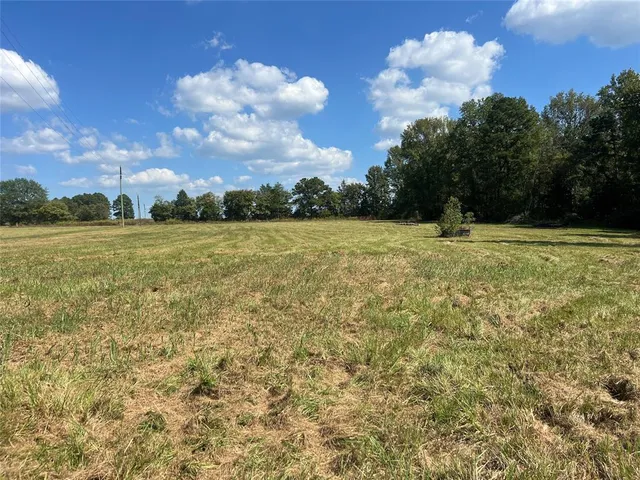 a view of a big yard with an outdoor space and seating