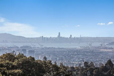 a view of city and lake