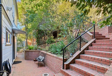 a view of lake and mountain