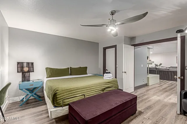 a view of an outdoor space and swimming pool