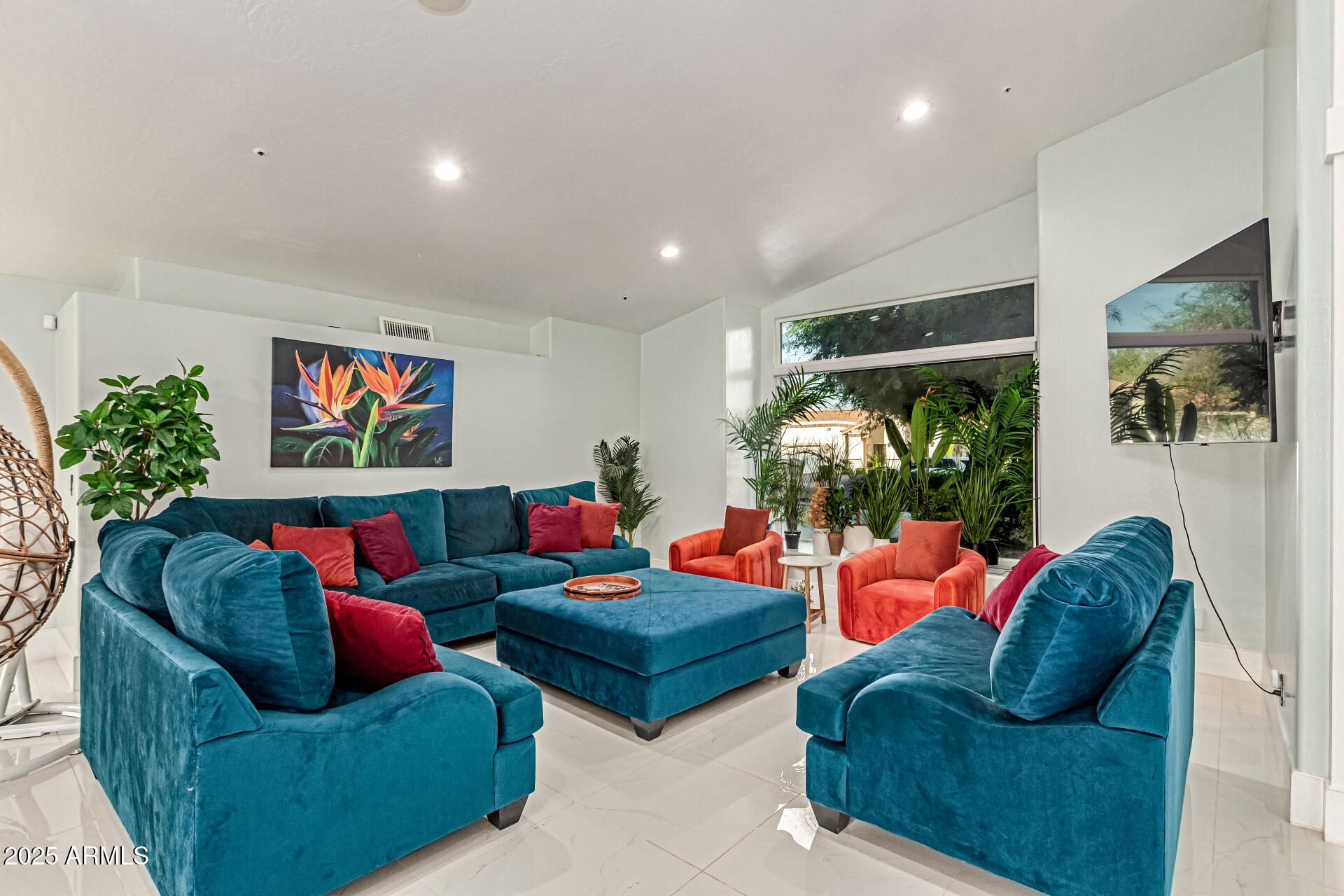 12528 North 78th Street Scottsdale, AZ 85260 - Photo 9 of 62 a living room with furniture and a large window