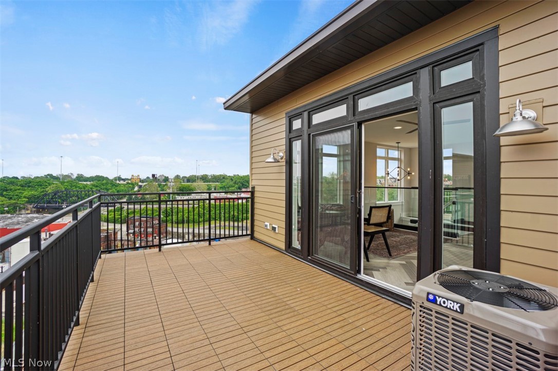 2291 West 19th Street Cleveland, OH 44113 - Photo 42 of 47 Wooden deck featuring central AC unit
