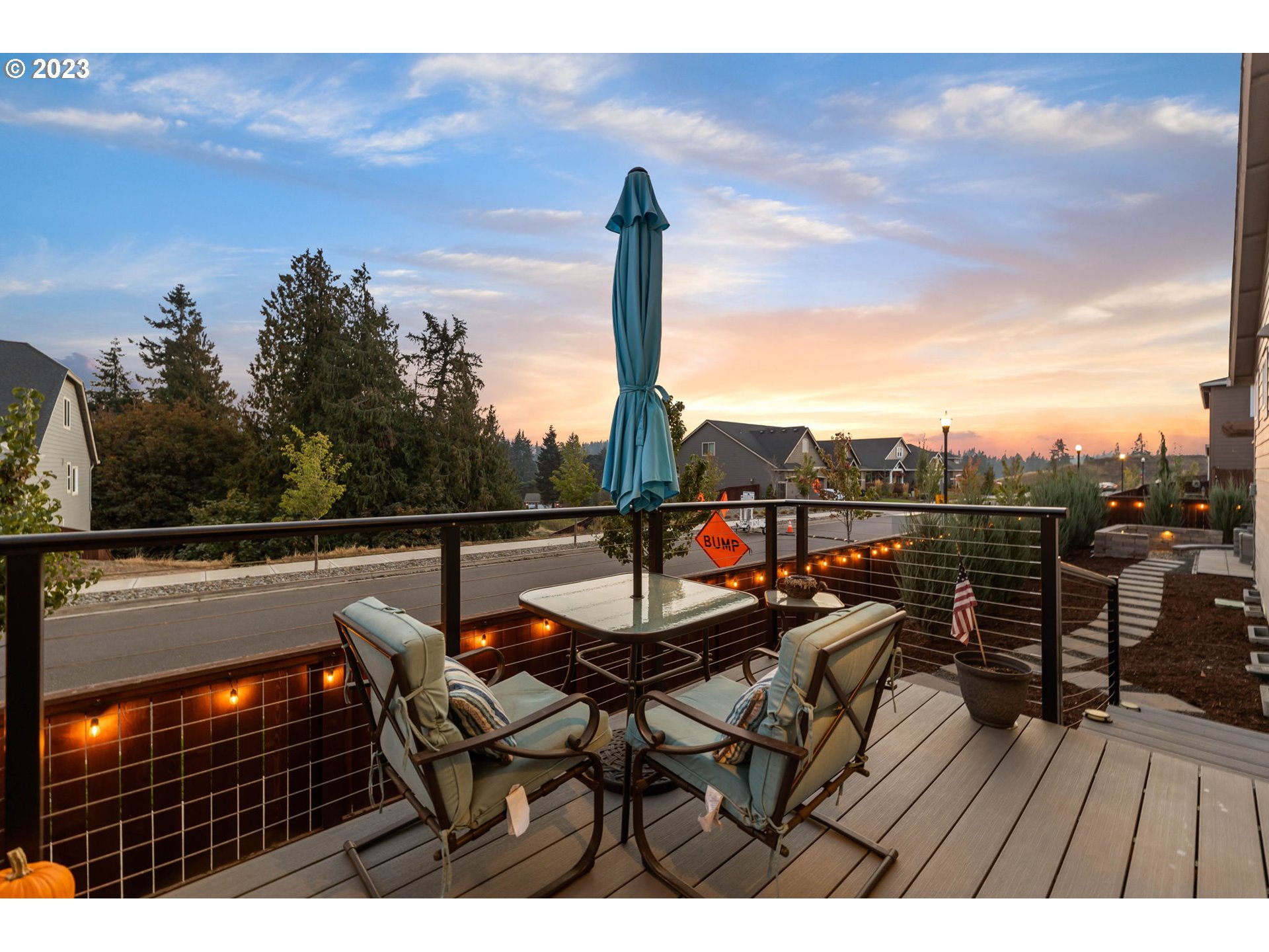 1851 South 47th Place Ridgefield, WA 98642 - Photo 16 of 31 a view of a terrace with furniture and a table