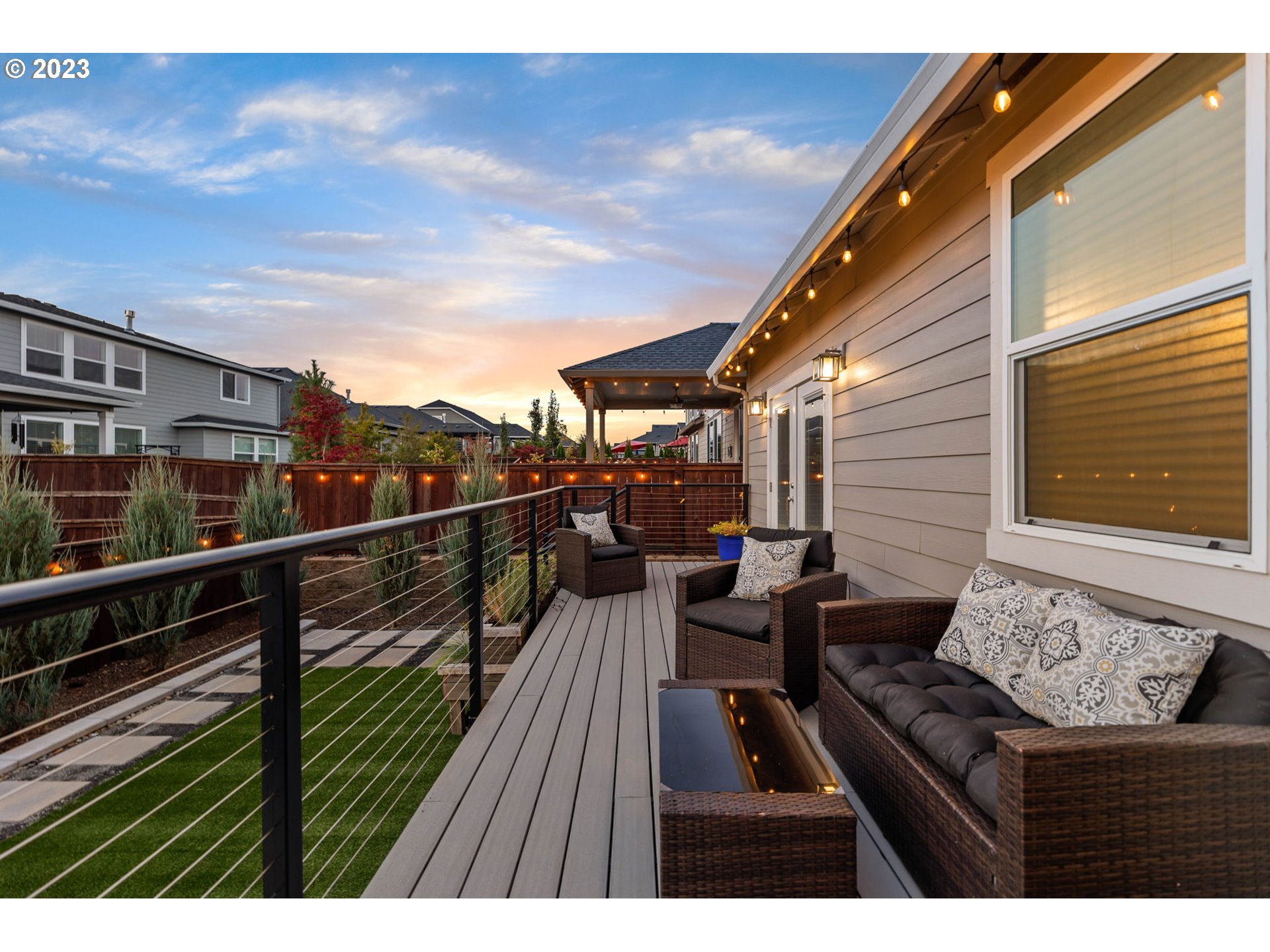1851 South 47th Place Ridgefield, WA 98642 - Photo 27 of 31 a view of a balcony with chairs