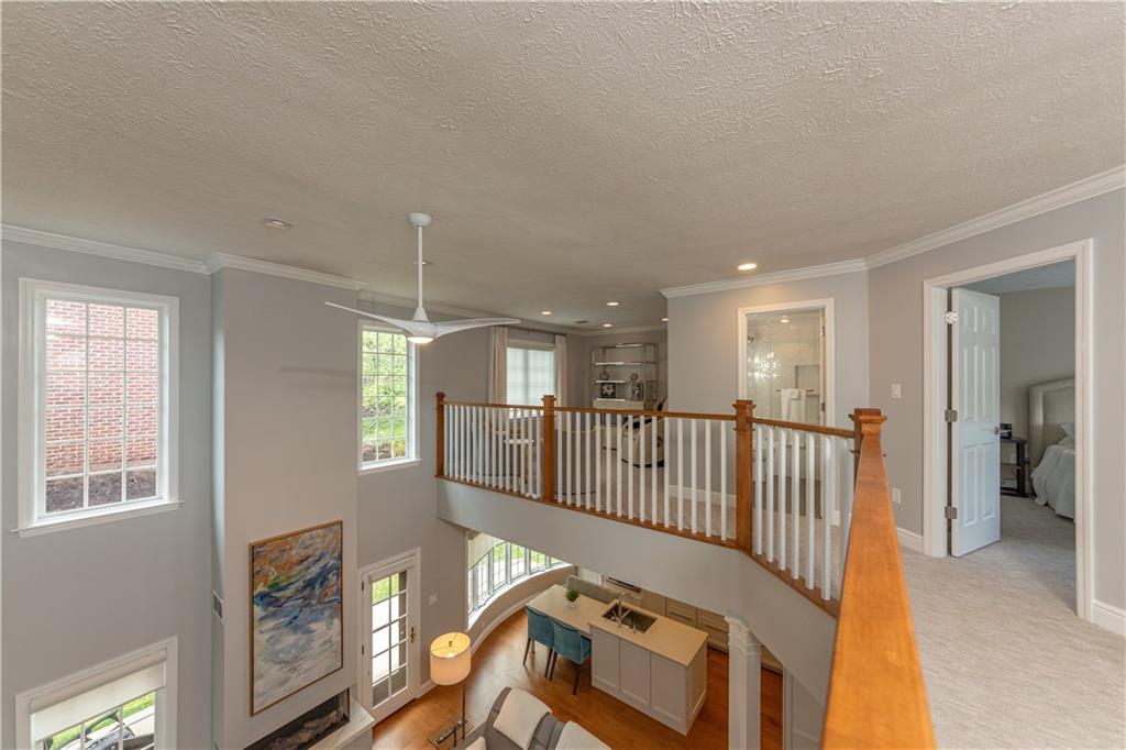 100 Prestonwood Lane Canonsburg, PA 15317 - Photo 23 of 33 a view of a hallway with windows