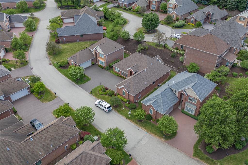 100 Prestonwood Lane Canonsburg, PA 15317 - Photo 29 of 33 an aerial view of a house with garden space and street view