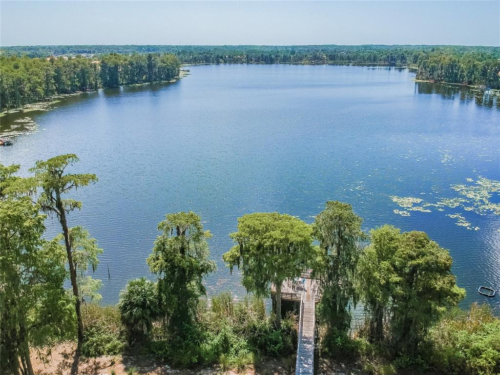 8606 Reedville Street New Port Richey, FL 34654 - Photo 78 of 85 a view of a lake with a mountain and a lake view