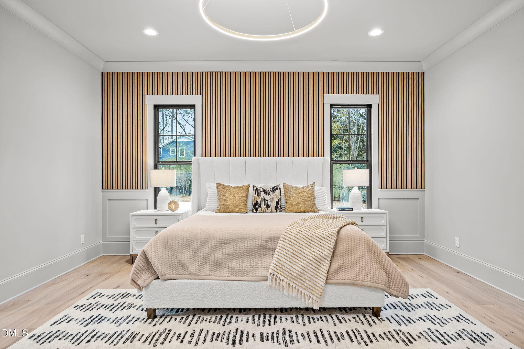 1318 Ivy Lane Raleigh, NC 27609 - Photo 21 of 61 a bedroom with a large bed and a window