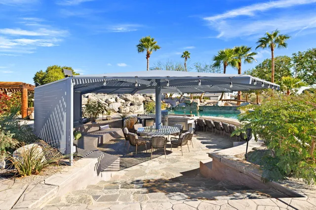 a view of an outdoor space with a patio