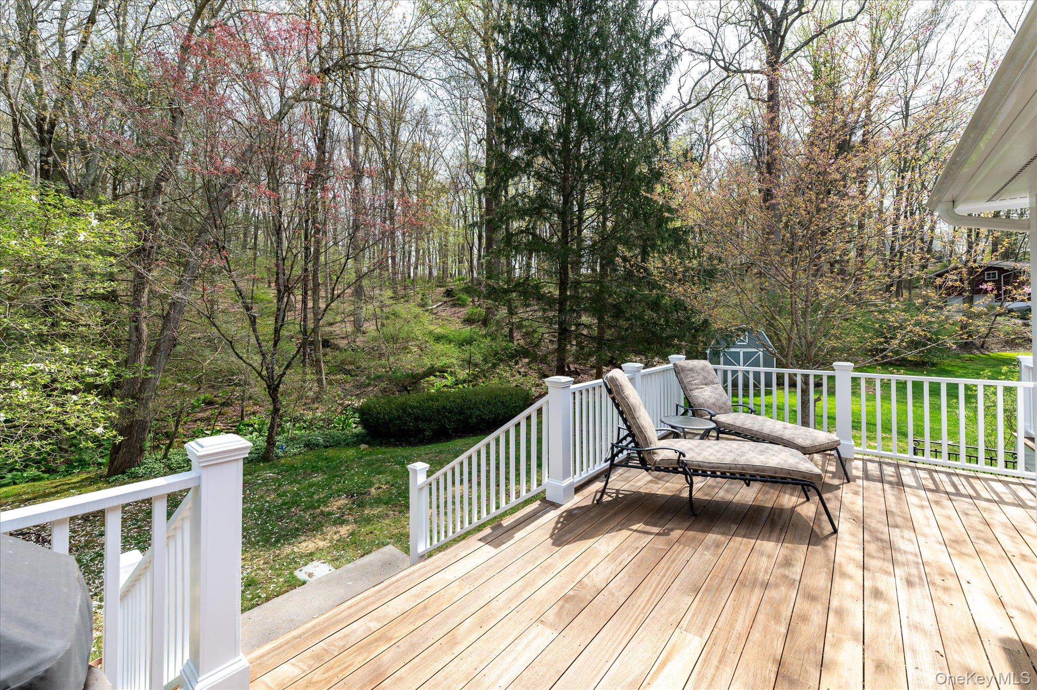 32 Watch Hill Road Croton-on-Hudson, NY 10520 - Photo 38 of 43 a view of balcony with furniture and trees