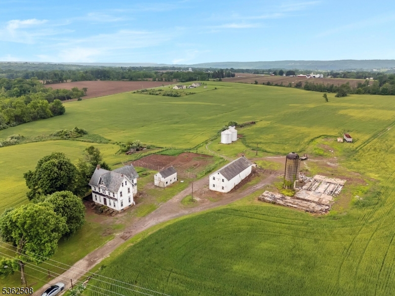 a view of a lake with a city