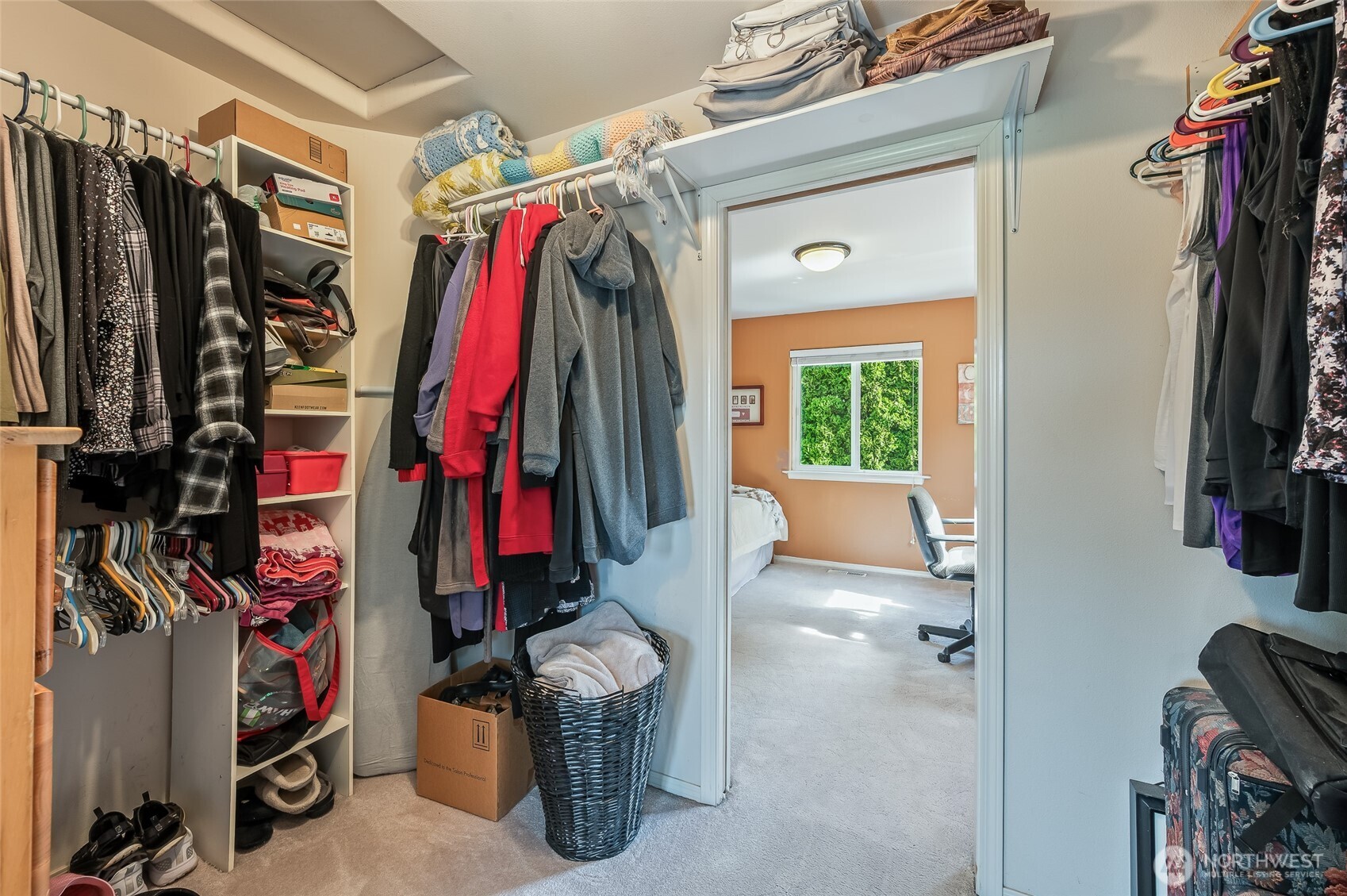 316 Easy Street Wenatchee, WA 98801 - Photo 13 of 39 a view of walk in closet with clothes and shoes