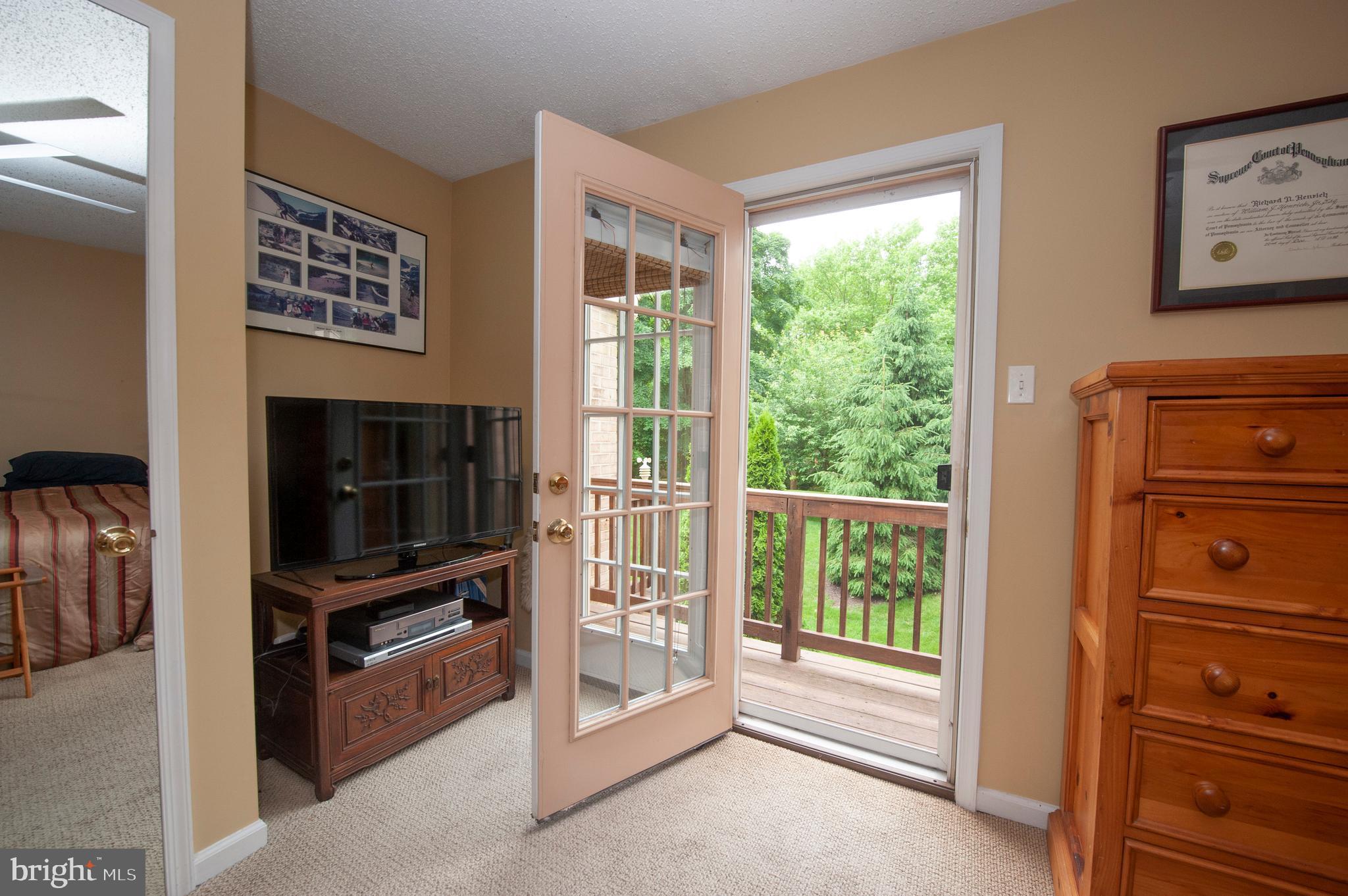 7 Rampart Drive Chesterbrook, PA 19087 - Photo 16 of 28 Master Bedroom Balcony