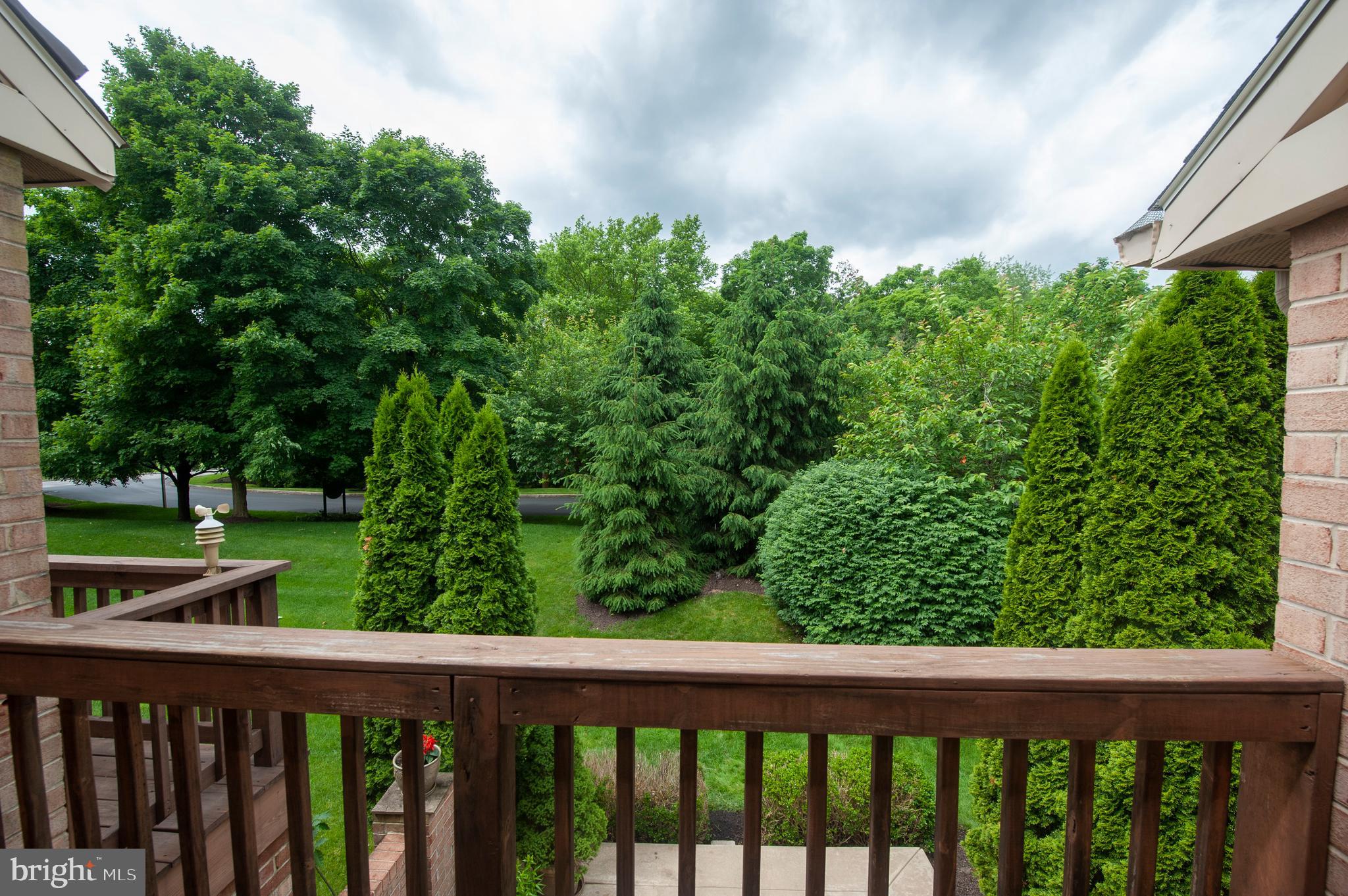 7 Rampart Drive Chesterbrook, PA 19087 - Photo 18 of 28 View from Master Bedroom Balcony