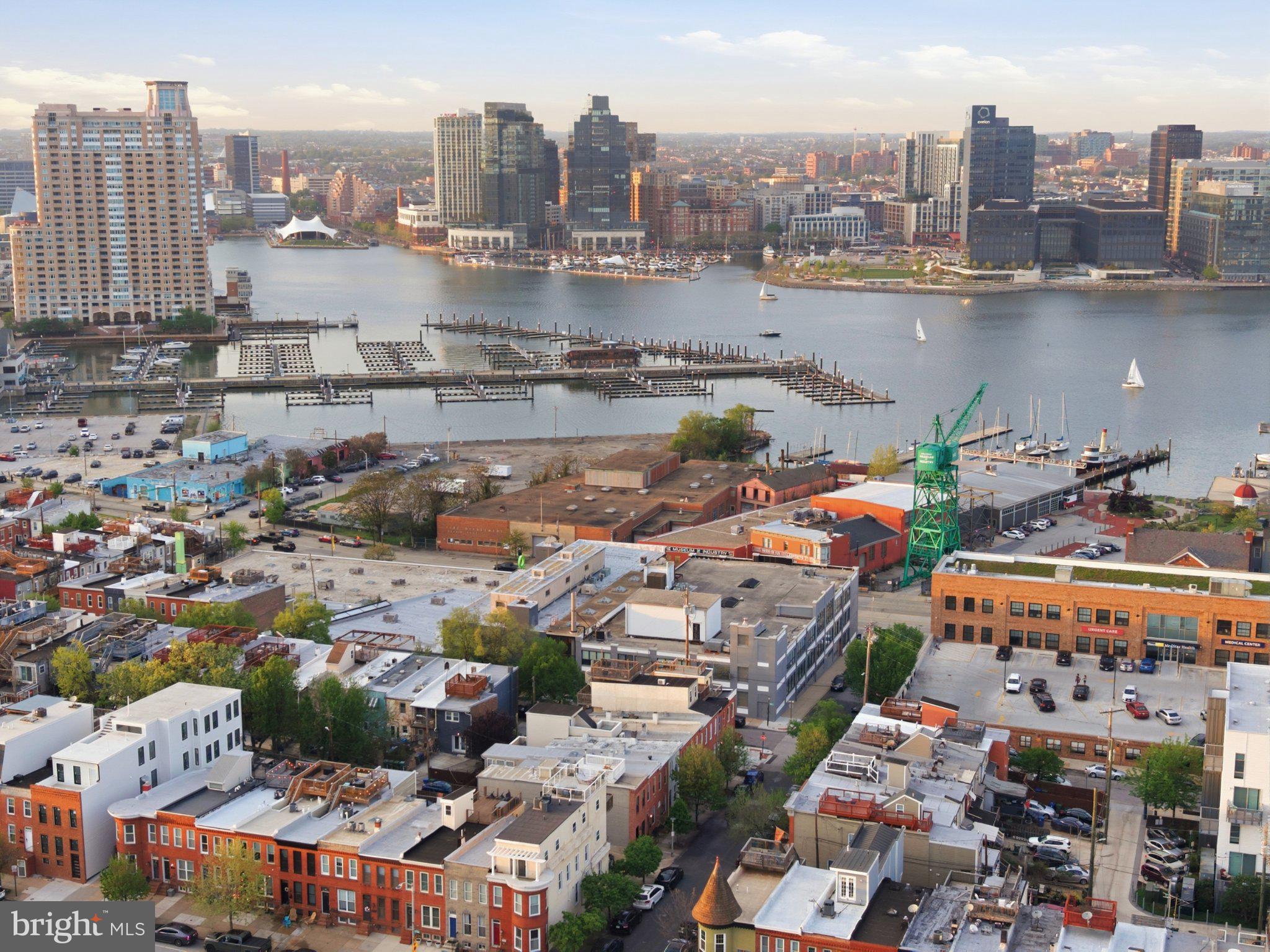 1452 Boyle Street Baltimore, MD 21230 - Photo 44 of 55 Charming waterfront cityscape view.