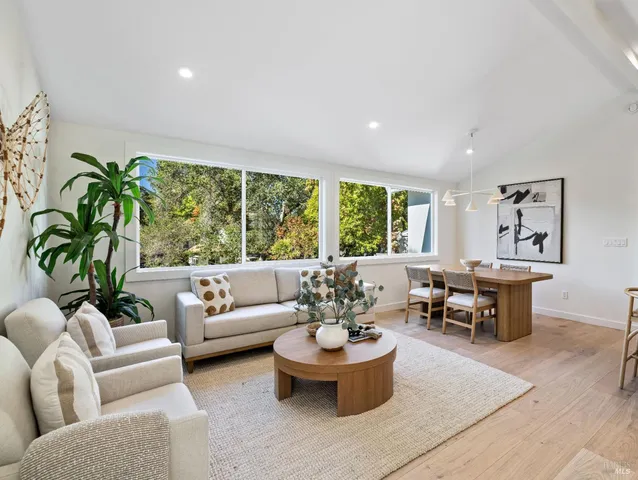a kitchen with a sink stove and refrigerator