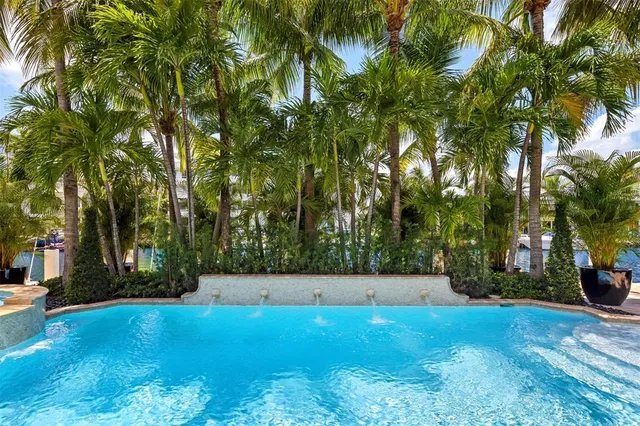 a view of yard from outdoor seating