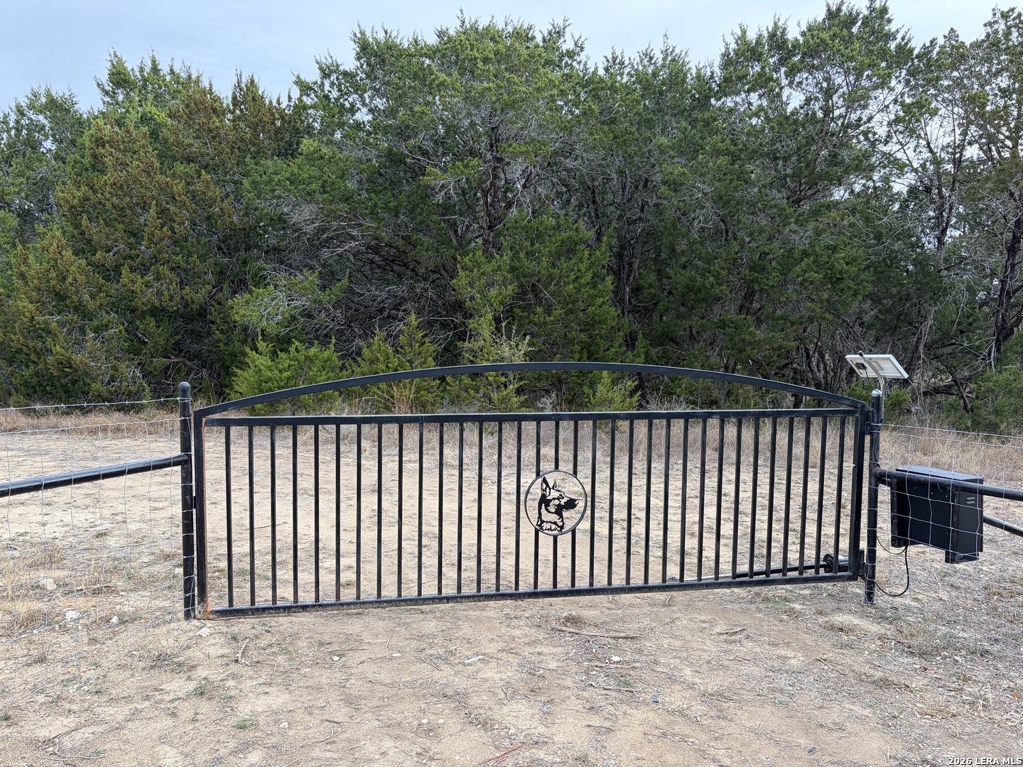 0 Wharton's Dock Road Bandera, TX 78003 - Photo 1 of 51 a view of a black gate
