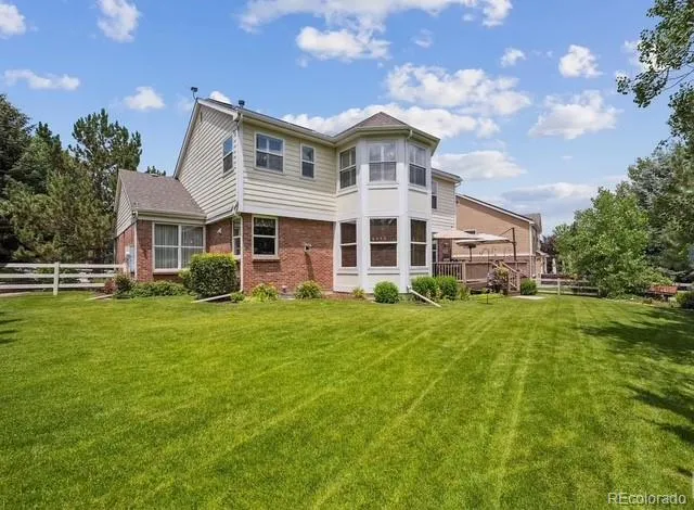 a view of a lake with a city