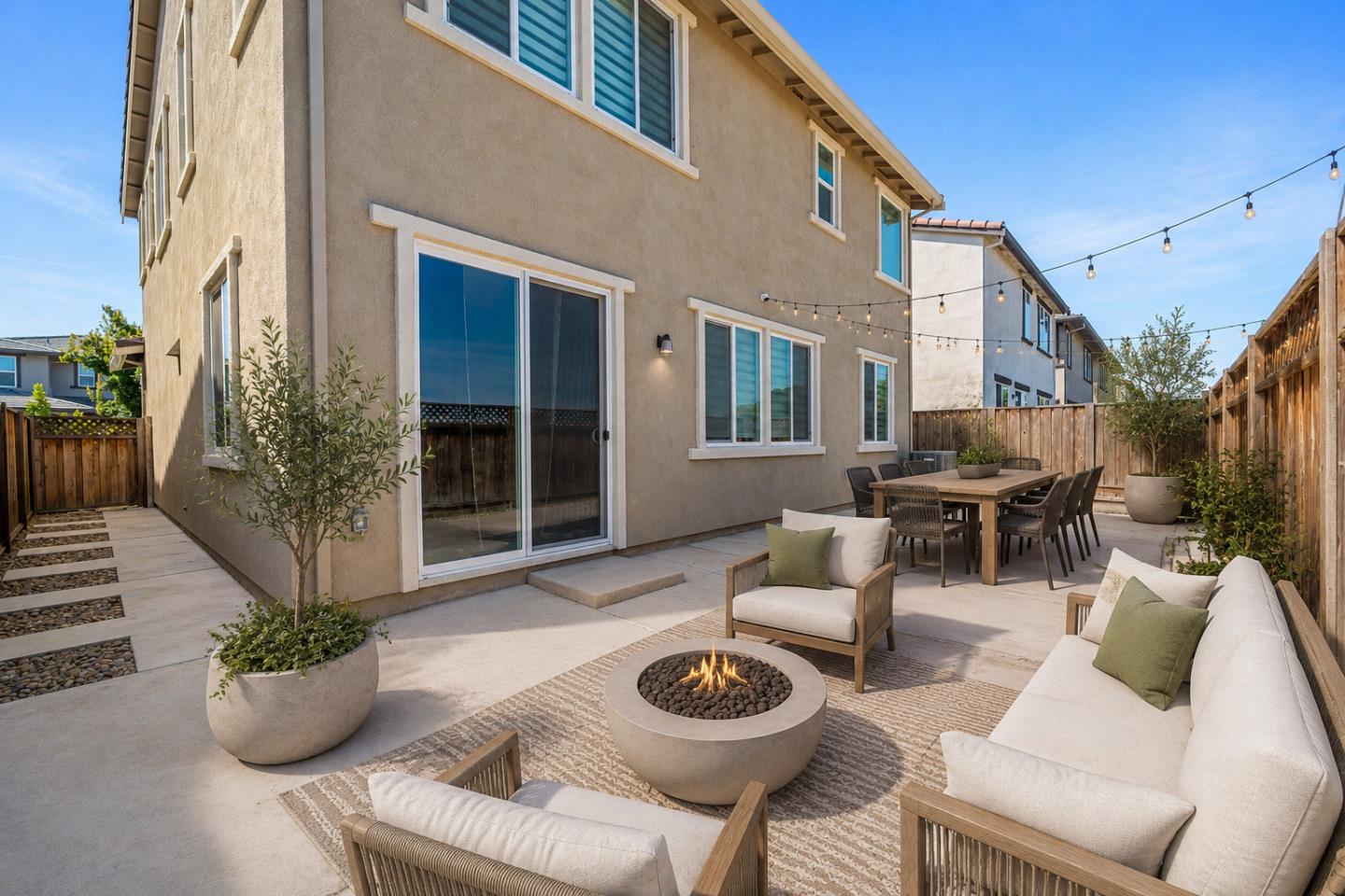 384 Ramos Ranch Road Oakley, CA 94561 - Photo 38 of 39 a view of a patio with couches and a potted plant